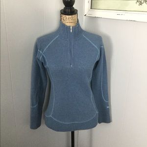 Marmot Medium Blue wool turtleneck sweater